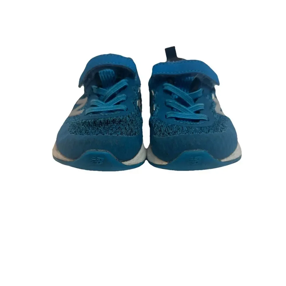 New Balance Fresh Foam Kids Running Shoes Blue Hook Loop Size 7 US 14 CM